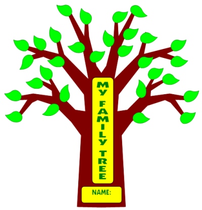 Family Tree Templates Clipart