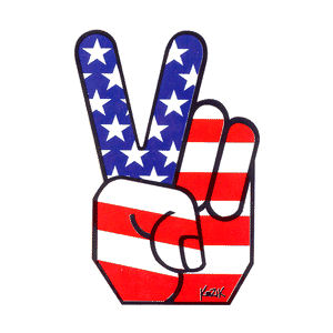 Hand Peace Sign Clipart