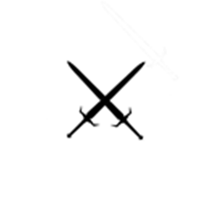 Double Sword Silhouette Black - ROBLOX