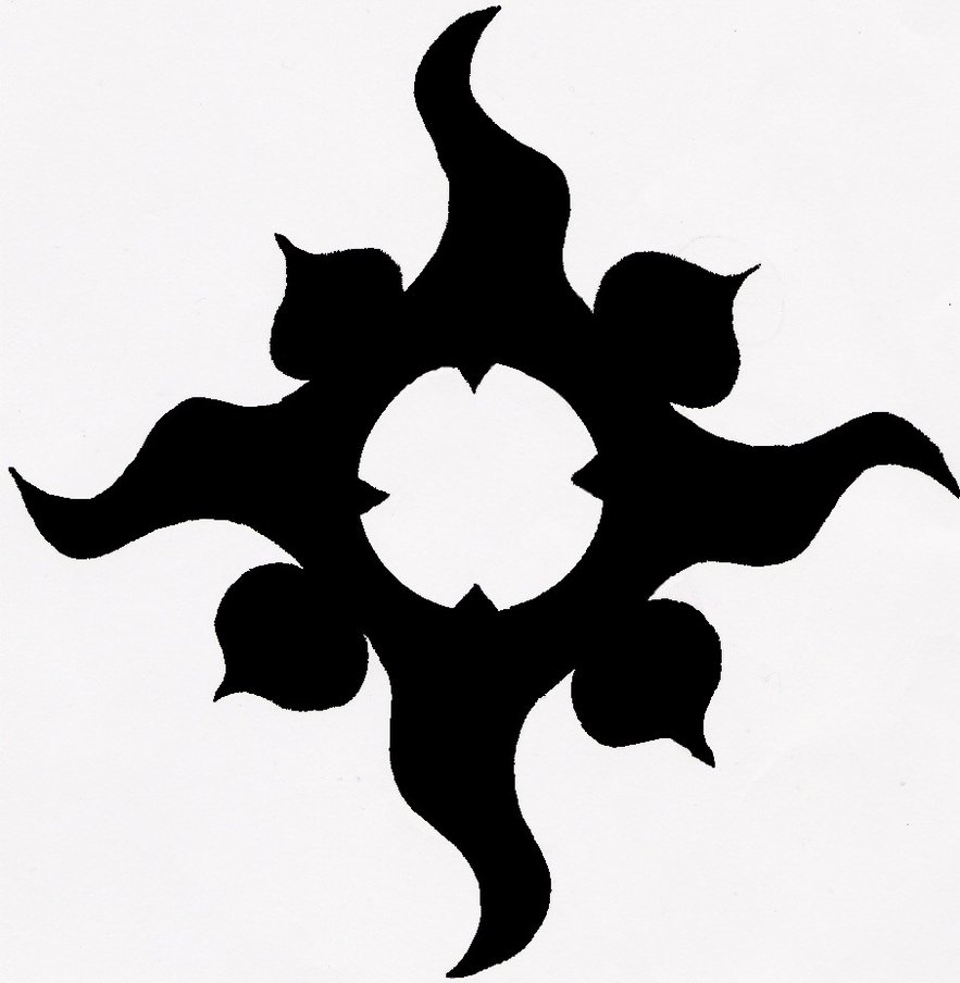 Simple Tribal Sun Tattoo - ClipArt Best