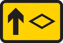 Diverted Traffic (Symbol) | Road Signs Direct