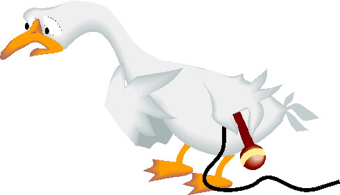 Goose cartoon clipart image #42078