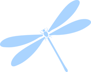 Dragonfly silhouette clip art