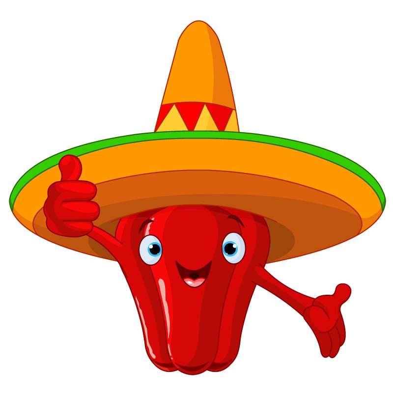 CLIPART MEXICAN HOT CHILI | Royalty free vector design