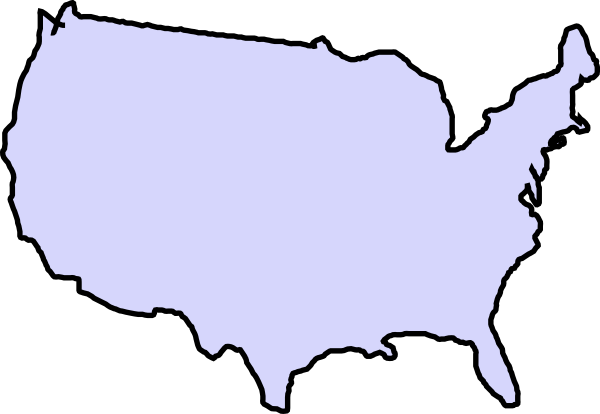 Clip Art Us Map