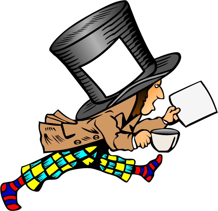 Disney mad hatter hat clipart