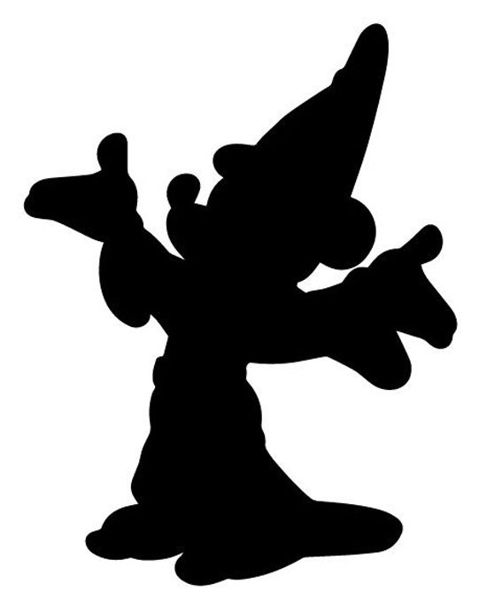 Mickey Silhouette | Disney Decals ...