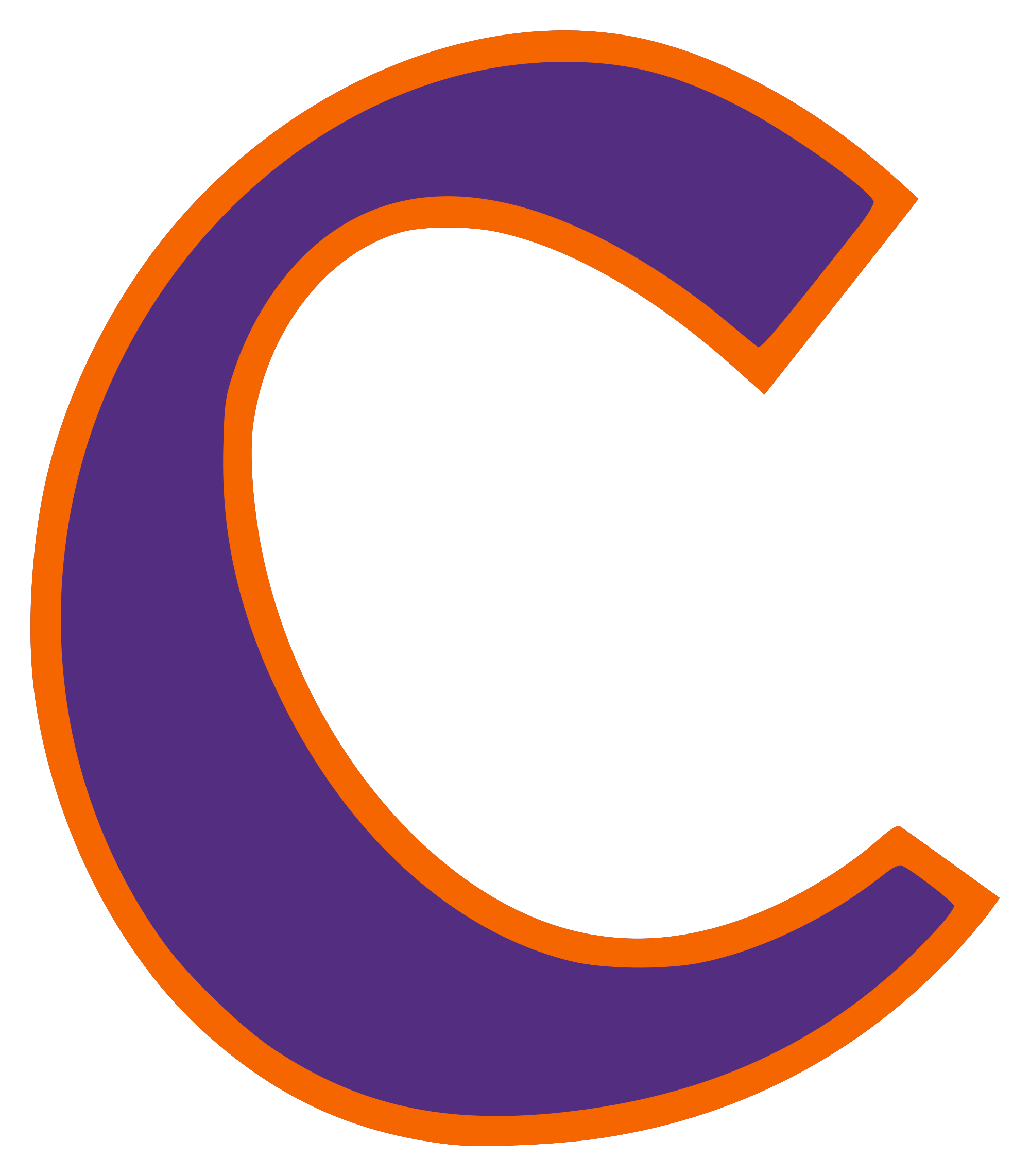 File:Clemson Baseball cap logo.svg