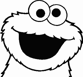 Cookie monster cookie animated clipart