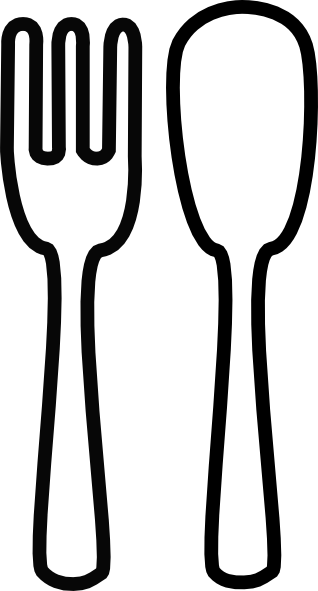 Spoon and fork clipart