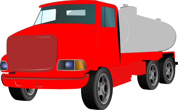 Clipart water tank truck