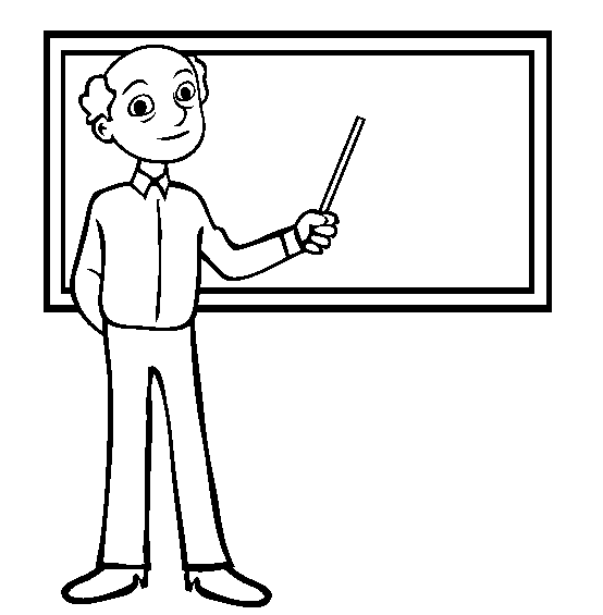 Free Coloring Pages Printable: Teacher Coloring Pages Printable