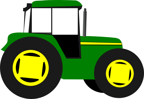 Yellow tractor clipart - ClipartFox