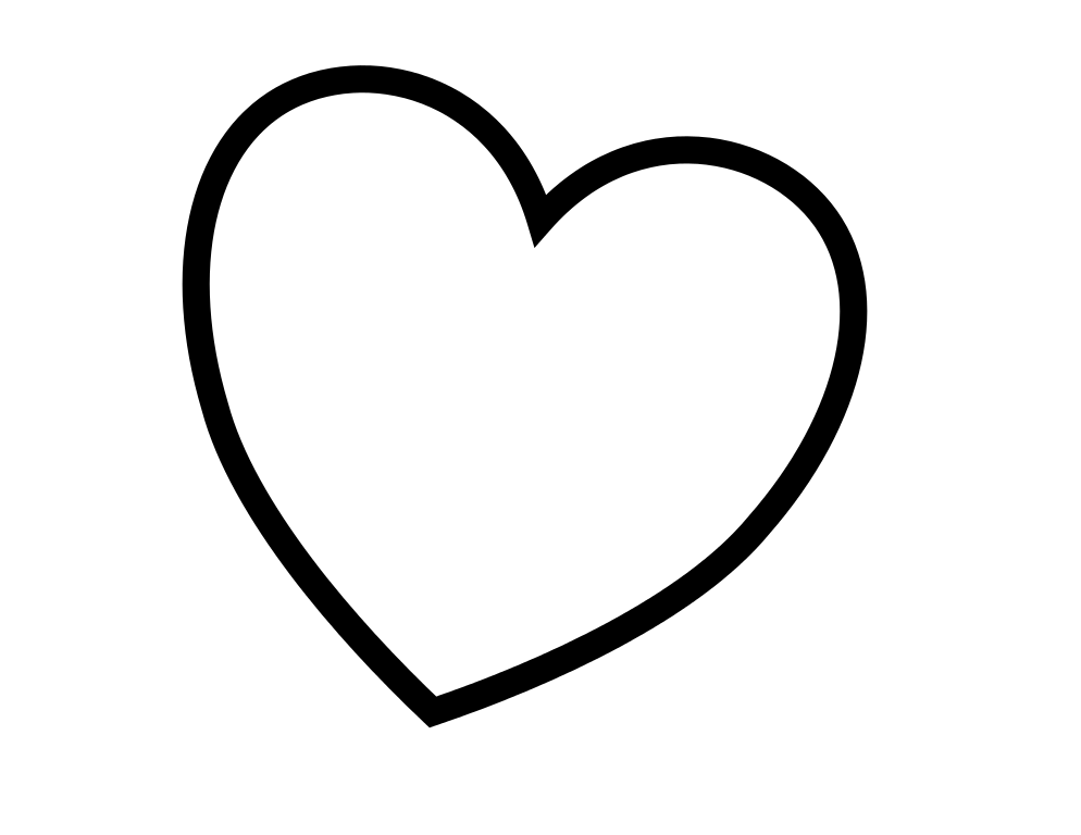 Blank Heart Images ClipArt Best