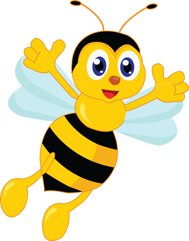Honey bee clipart free