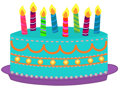 Birthday cake clipart images