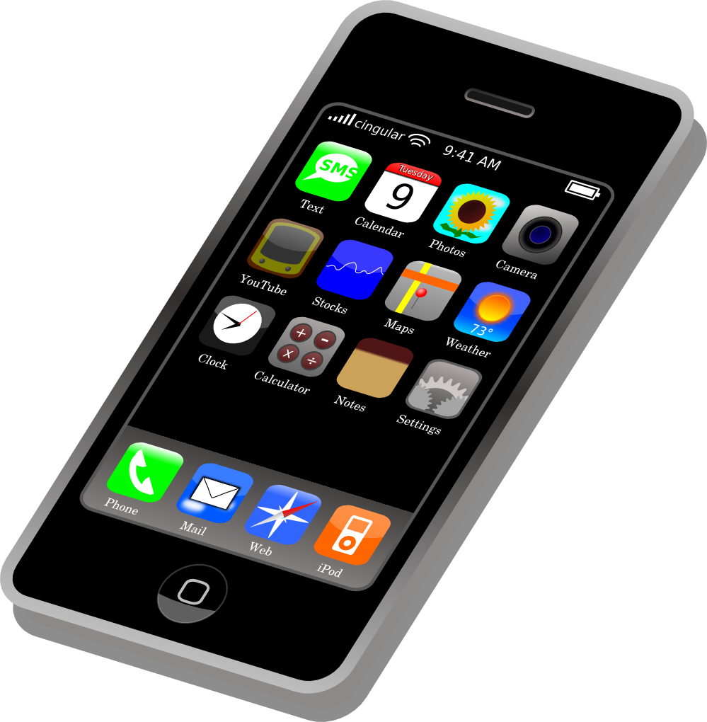 Mobile phones clipart