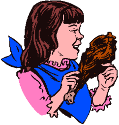 Cartoon Turkey Leg Clipart - Free to use Clip Art Resource