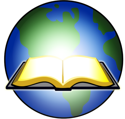 Open bible clip art