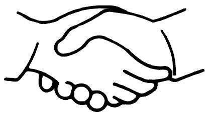 Shake hands clip art free