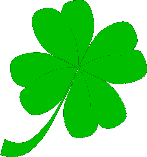 4 Leaf Clover Cut Outs - ClipArt Best
