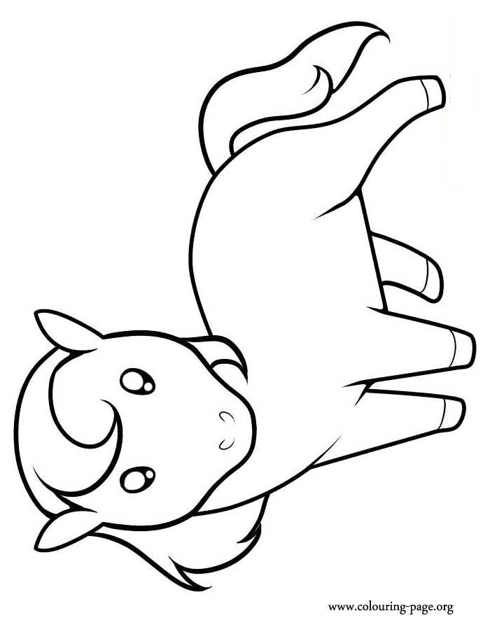 Horse Coloring Page - AZ Coloring Pages