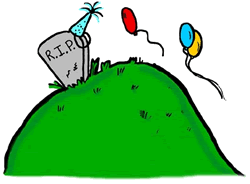 Clipart over the hill