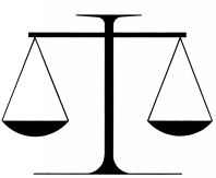 Simple Balance Scale Clipart