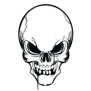 Skulls clipart