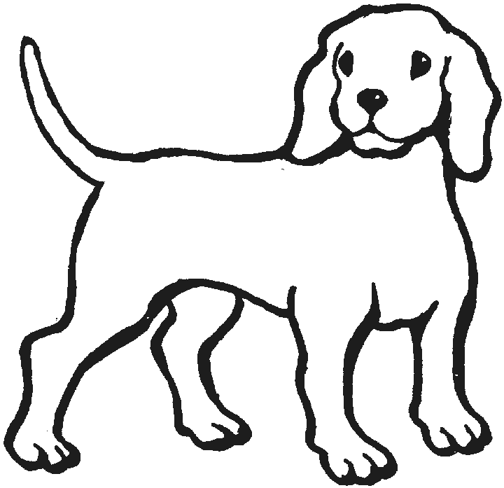 Dog clipart drawing