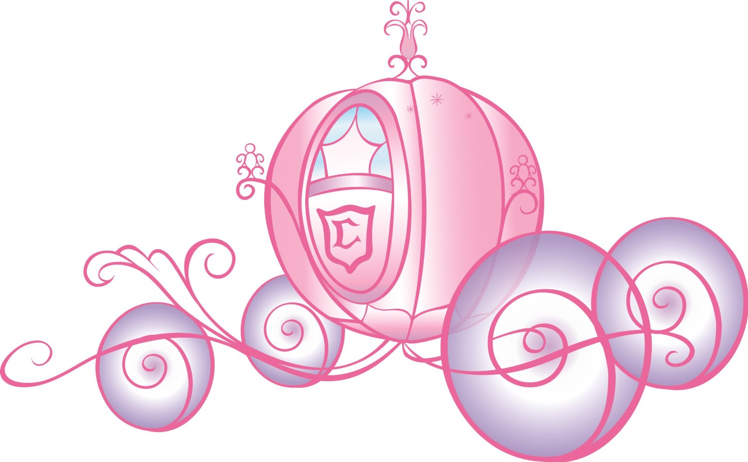 Princess carriage clipart free