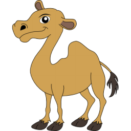 Cute camel clipart