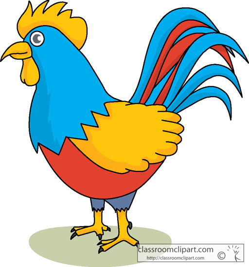 Rooster And Hen Clipart