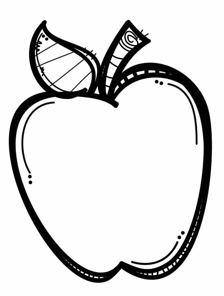 Apple black and white manzana im genes clip art