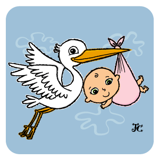 Stork Bird Baby | Free Download Clip Art | Free Clip Art | on ...