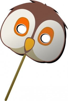 Owl mask clipart