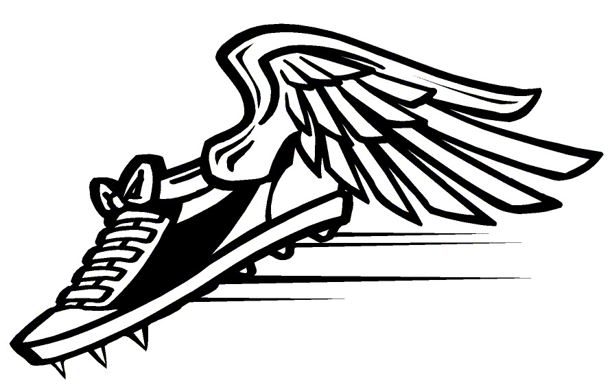 Track shoe clipart