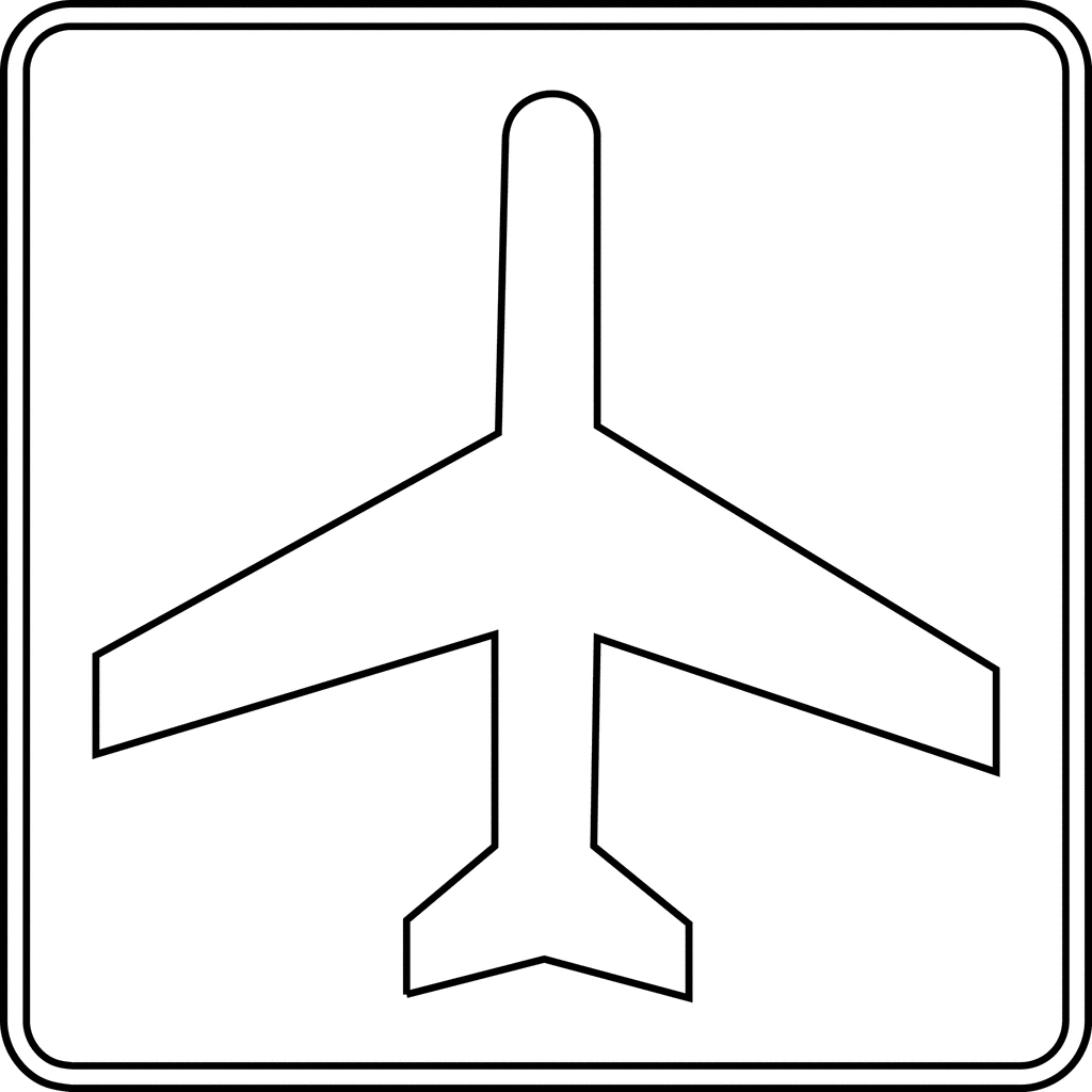 Plane Drawings Clipart