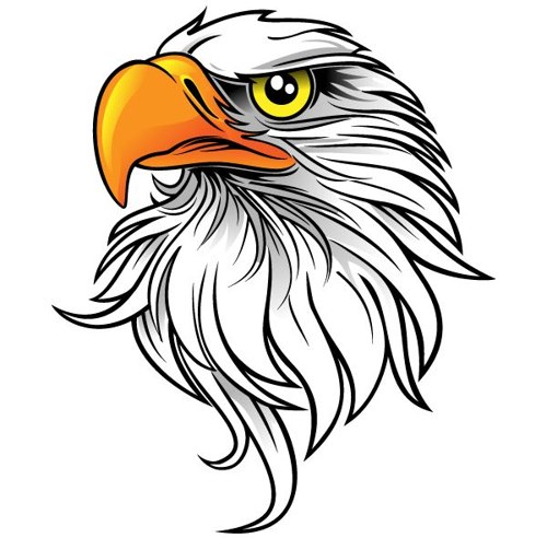 Mean Eagle Clipart