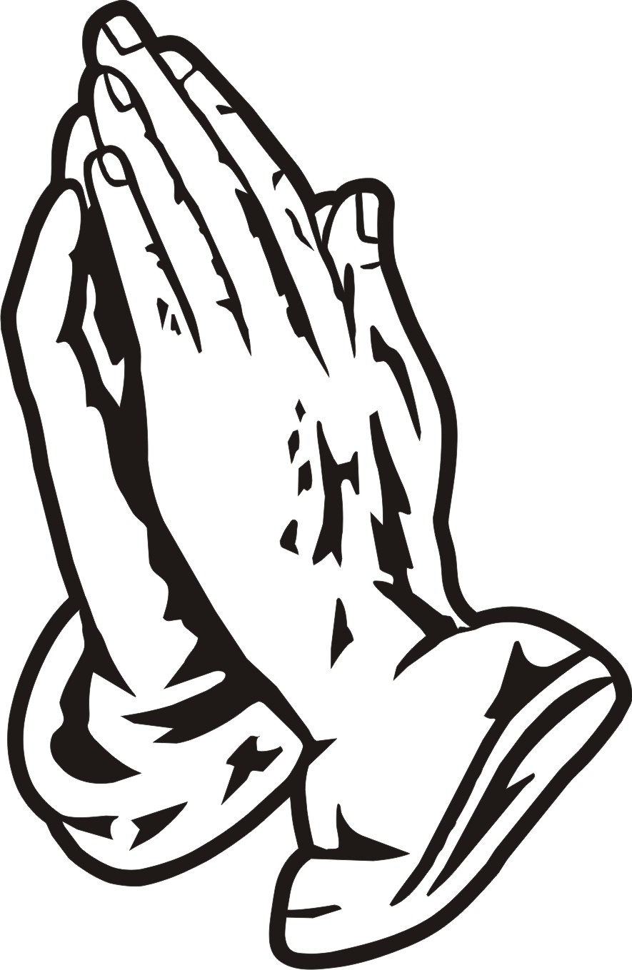 Praying hands clip art free