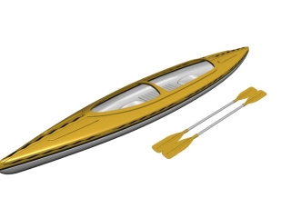 Rowing Boat 3d model free download - cadnav.com