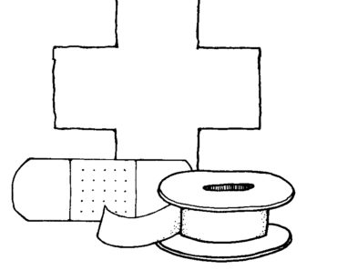 Band Aid Coloring Page - Best Coloring Page For Kids