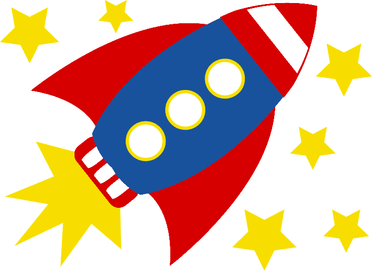 Space rocket clip art