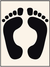 Arco Website - Foot Print Feet Information Stencils from Not ...