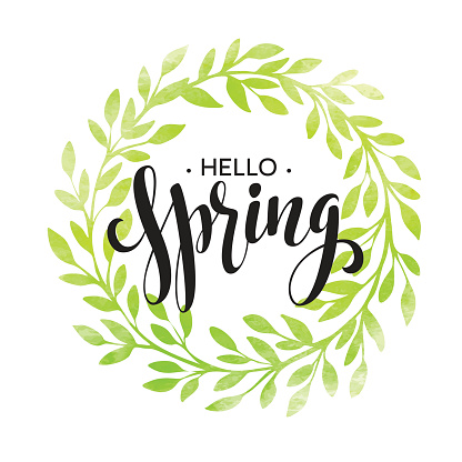 Welcome Spring Clip Art, Vector Images & Illustrations