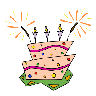 Birthday celebration clip art free