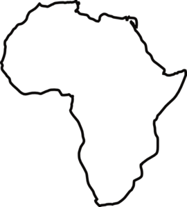 Africa outline clip art