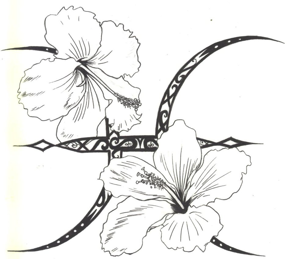 Pisces Hibiscus Tattoo Design: Real Photo, Pictures, Images and ...