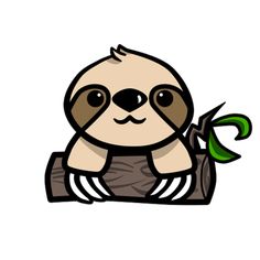 Sloth Clipart - Tumundografico