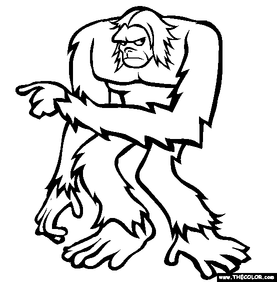 Cryptids Online Coloring Pages | Page 1
